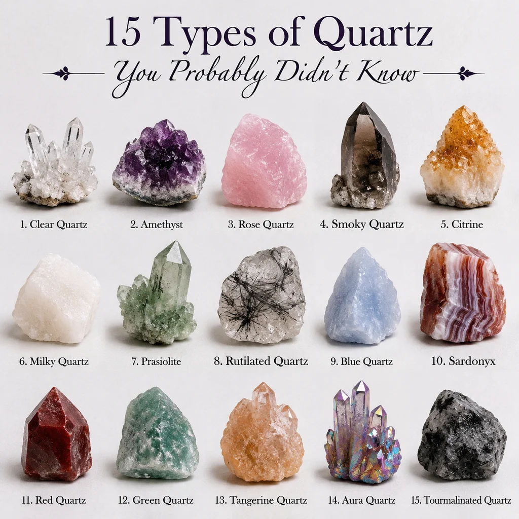 15 Types of Quartz You Probably Didn't Know