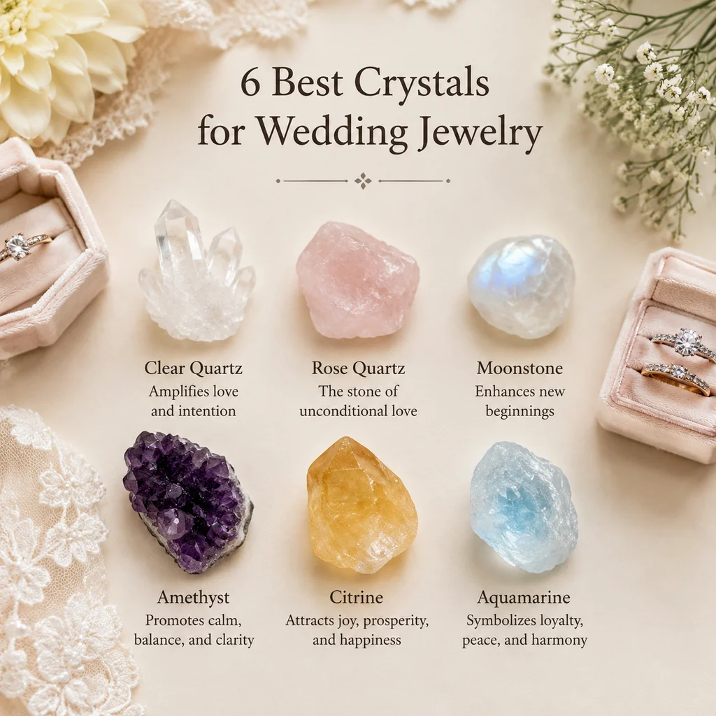 6 Best Crystals for Wedding Jewelry