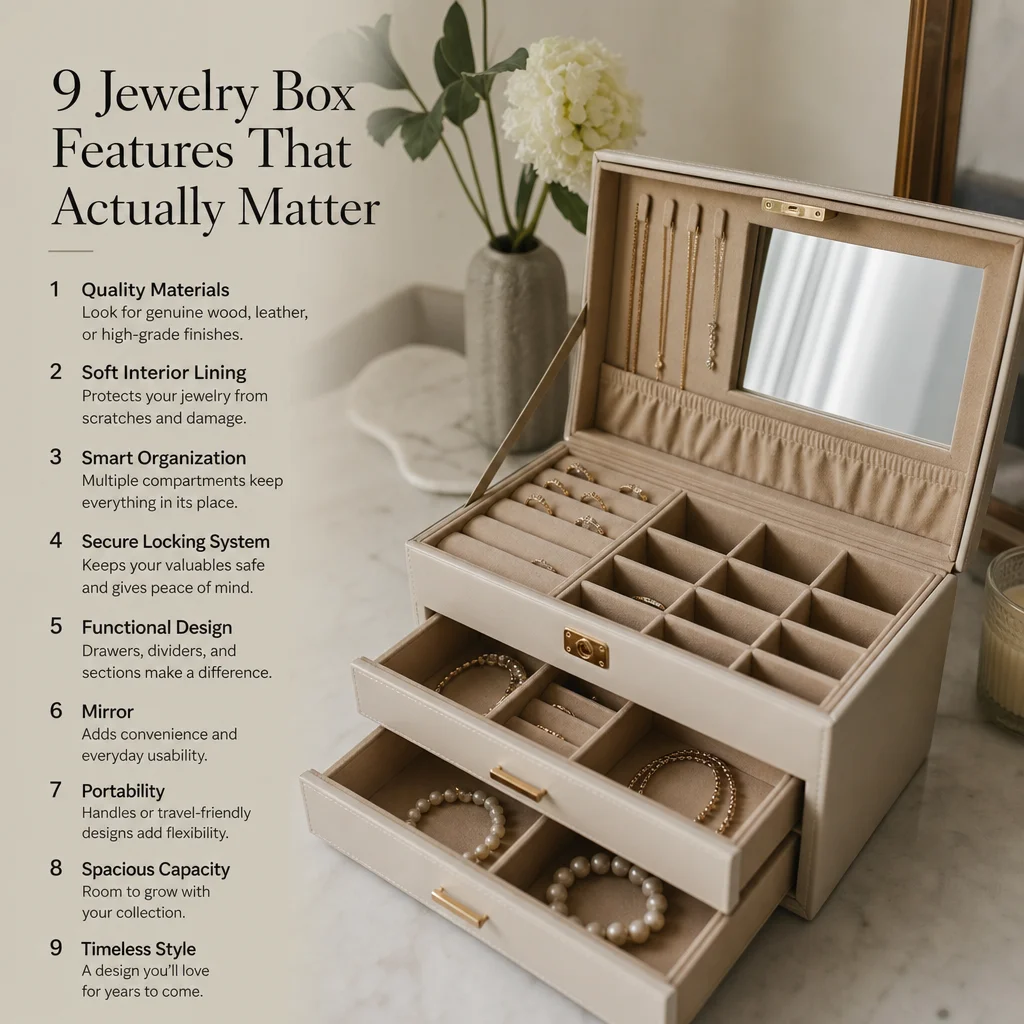 9 Jewelry Box Features That Actually Matter