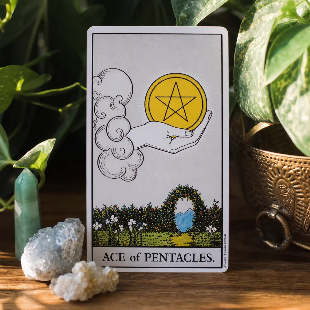 Ace of Pentacles Tarot Card Meaning: Financial