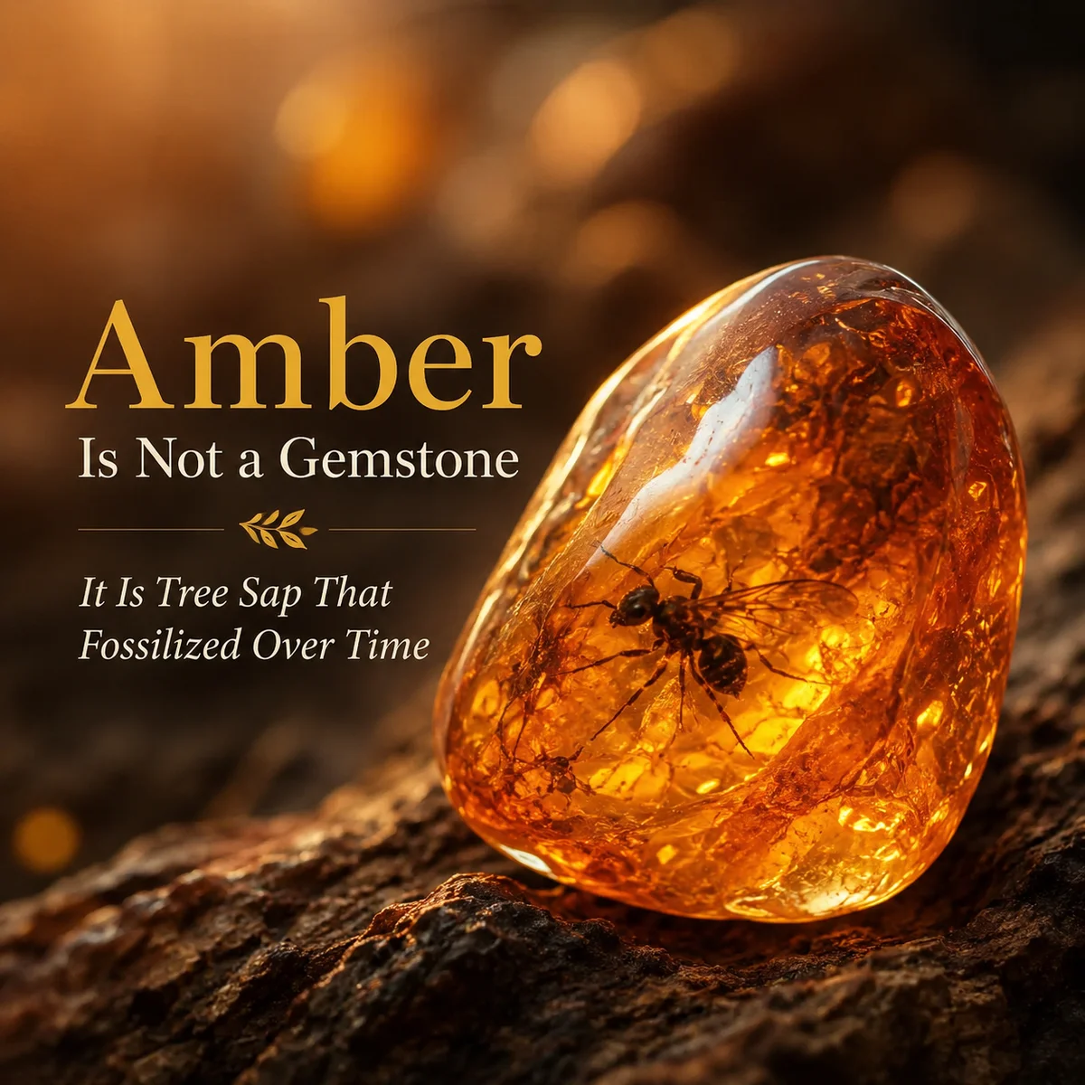 Amber Is Not a Gemstone (It Is Tree Sap That