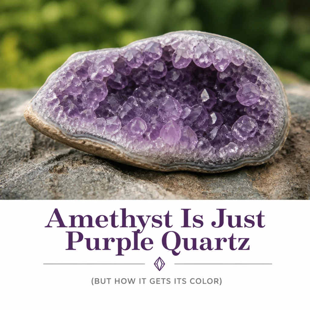 Amethyst Is Just Purple Quartz (But How It Gets