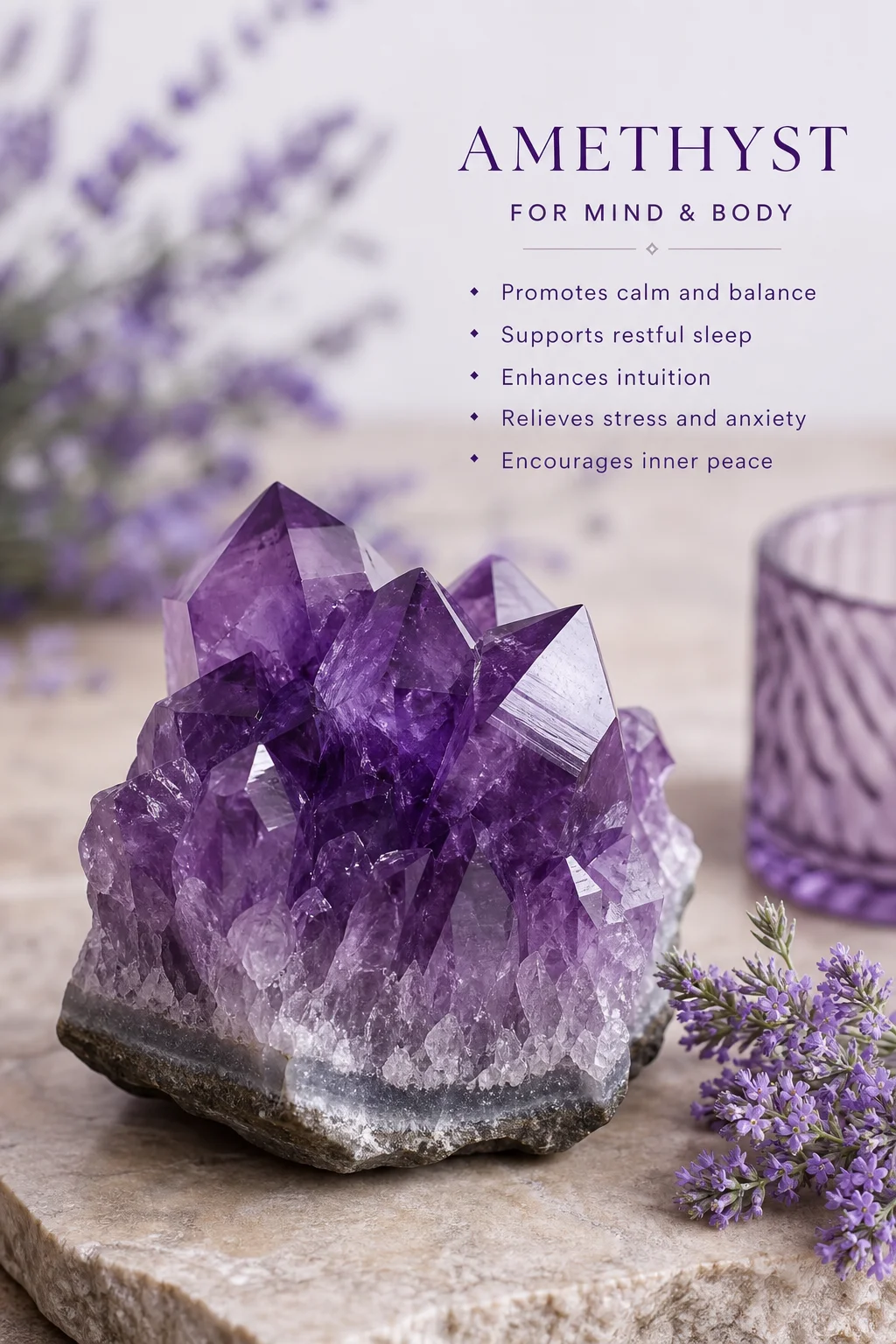Amethyst Benefits for Mind and Body