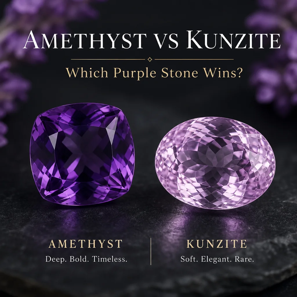 Amethyst vs Kunzite: A Head-to-Head Guide