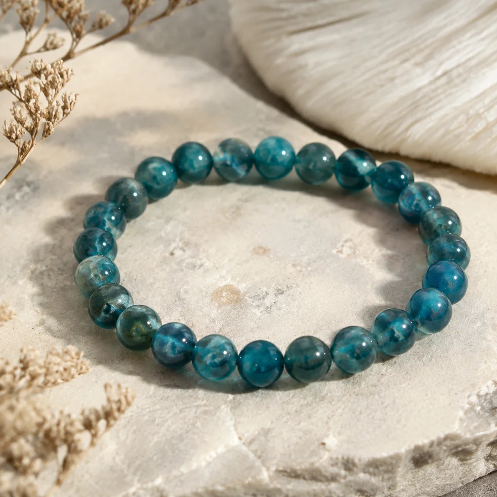 Apatite Bracelet: Discover the Rare Blue-Green