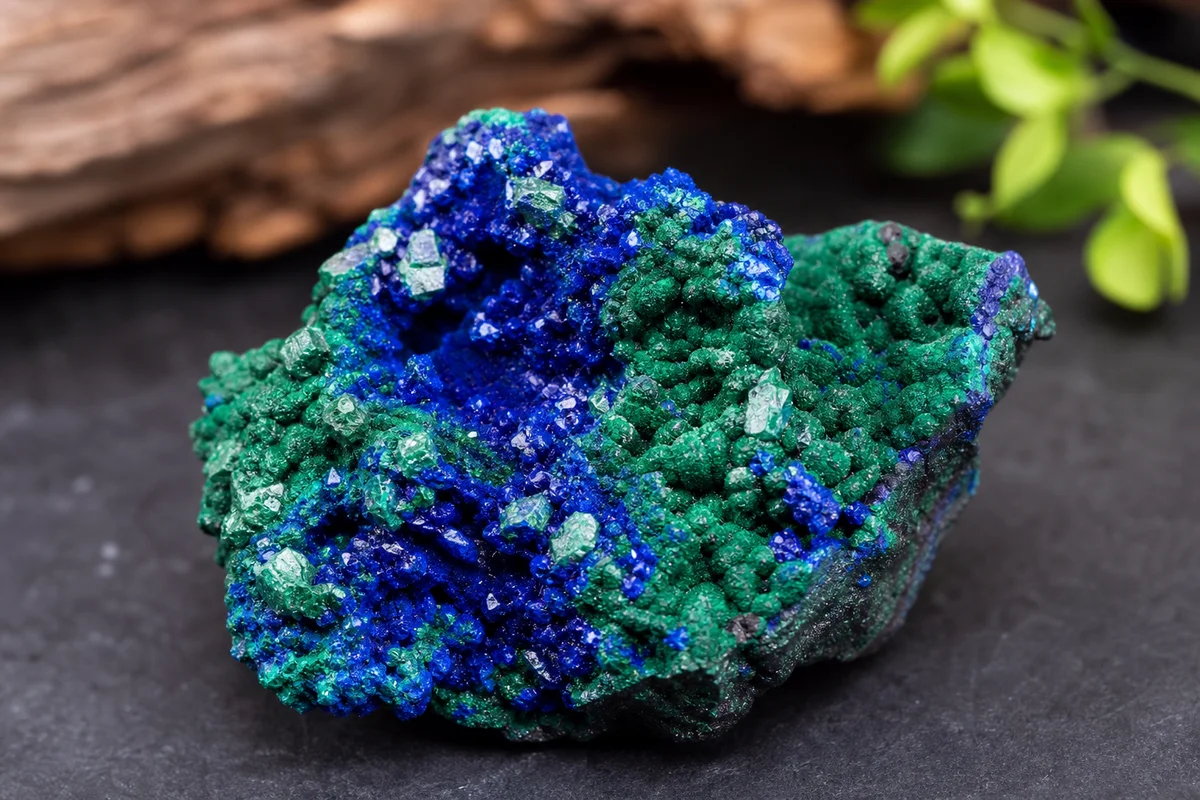 Azurite-Malachite: A Vibrant Blue-Green Gemstone