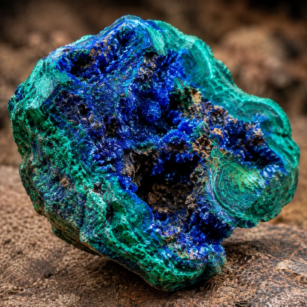 Azurmalachite: The Unique Copper Mine Accident