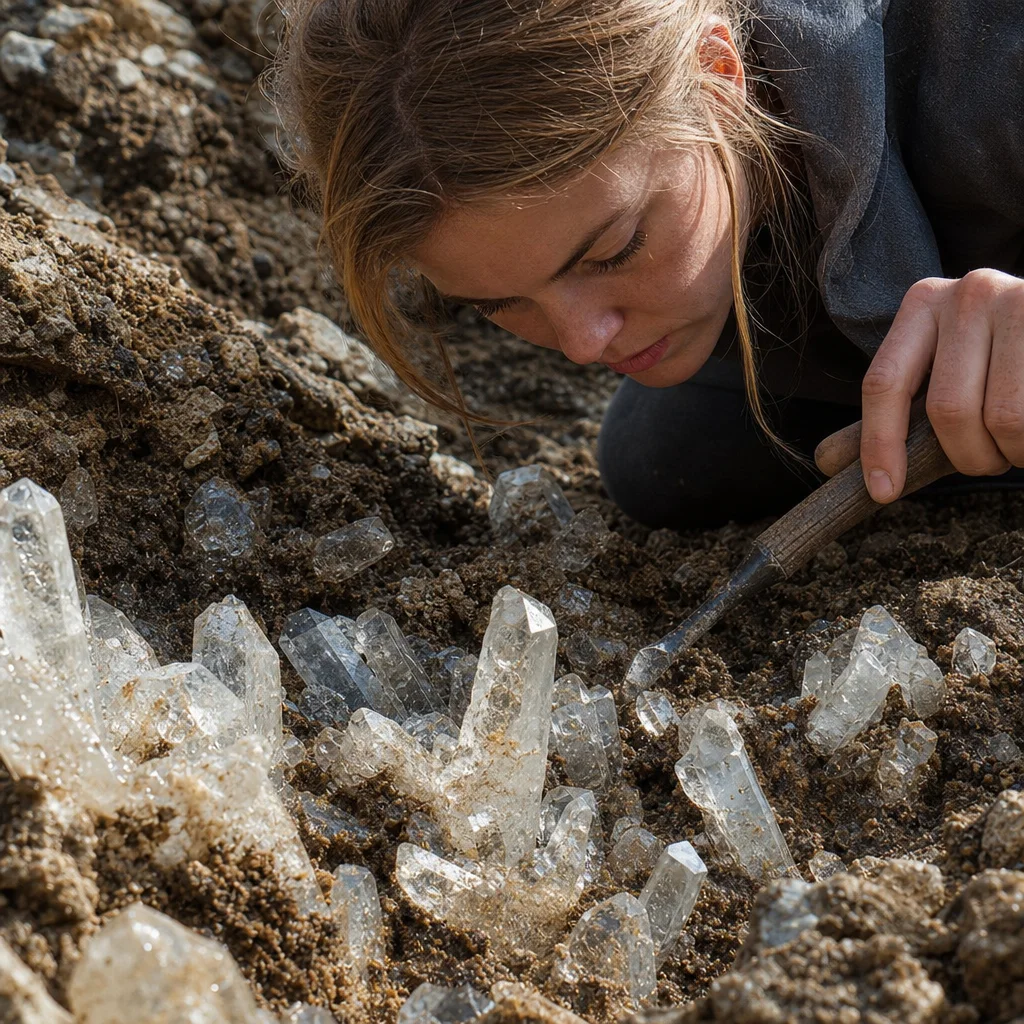 Crystal Mining in Your Own Backyard