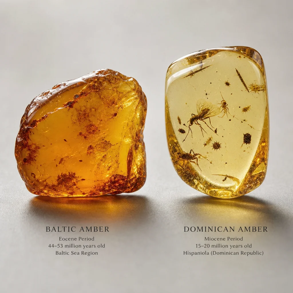 Baltic vs Dominican Amber: 7 Key Differences