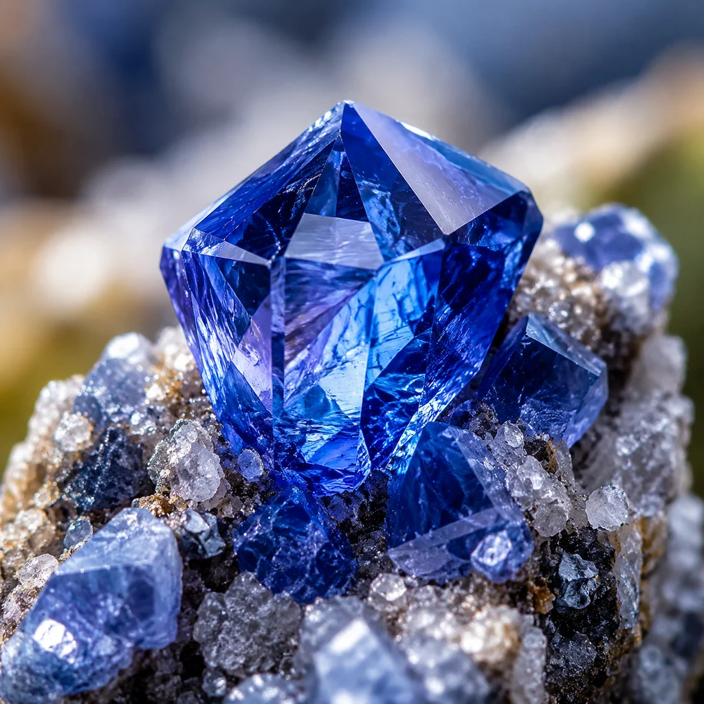 Benitoite: California State Gemstone Blue Barium