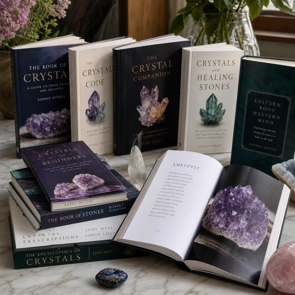8 Crystal and Gemstone Books Worth Actually