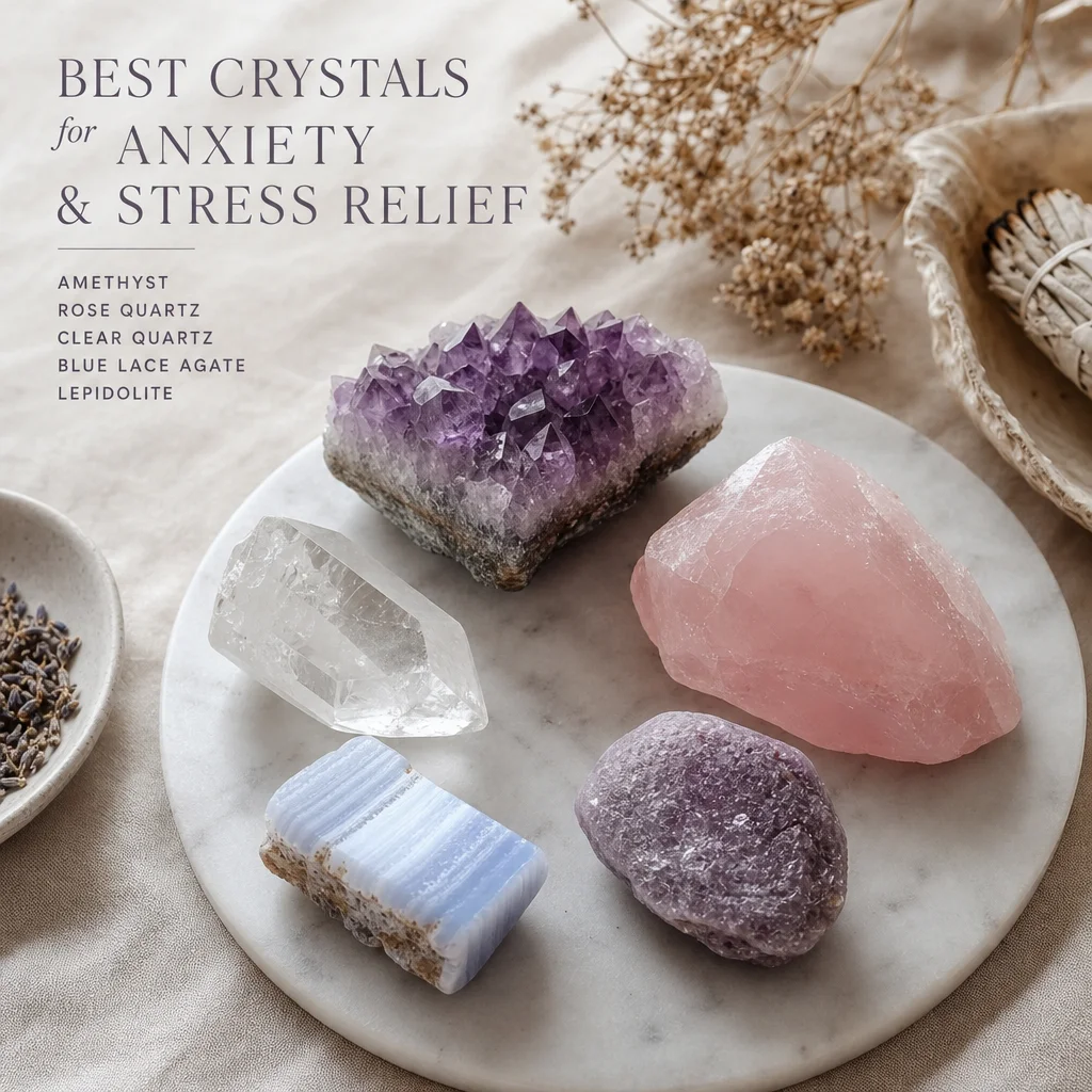Best Crystals for Anxiety and Stress Relief