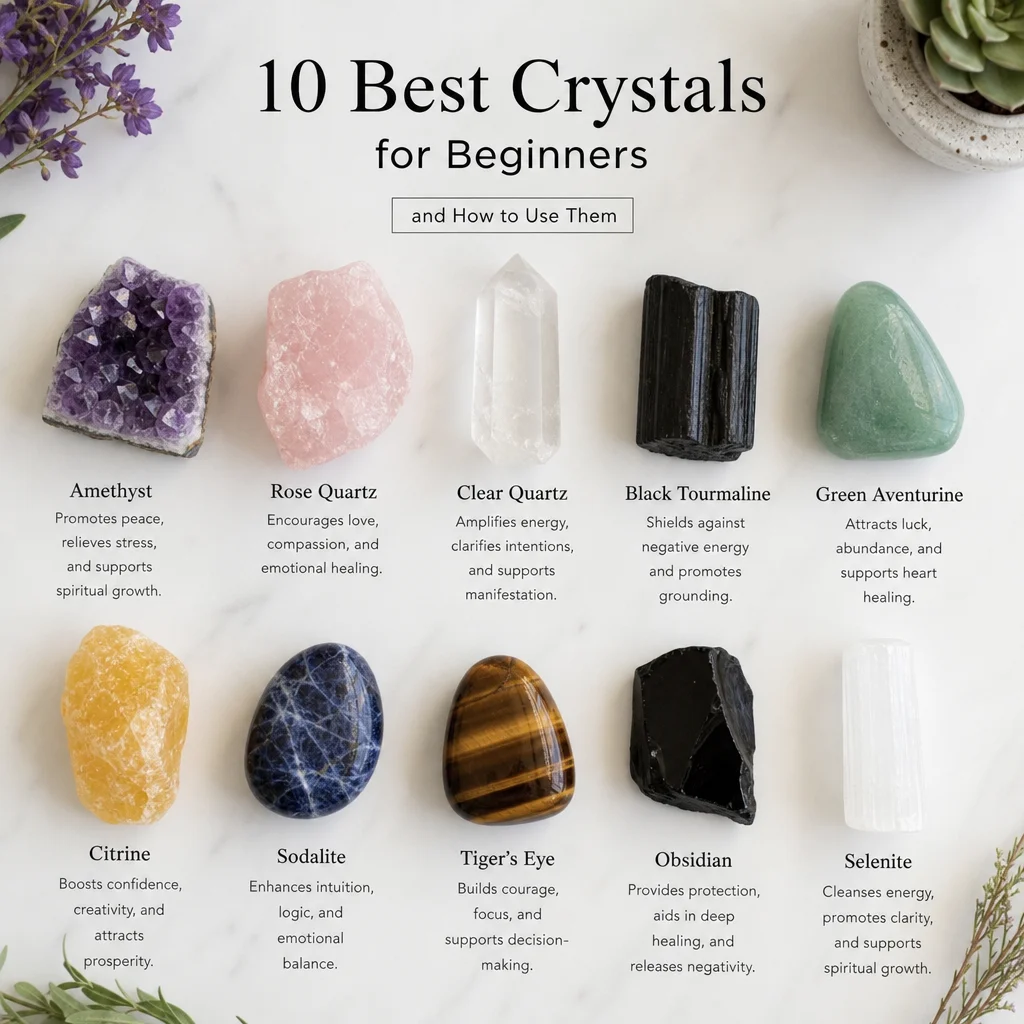 10 Best Crystals for Beginners