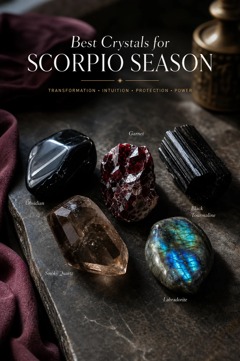 Best Crystals for Scorpio Season