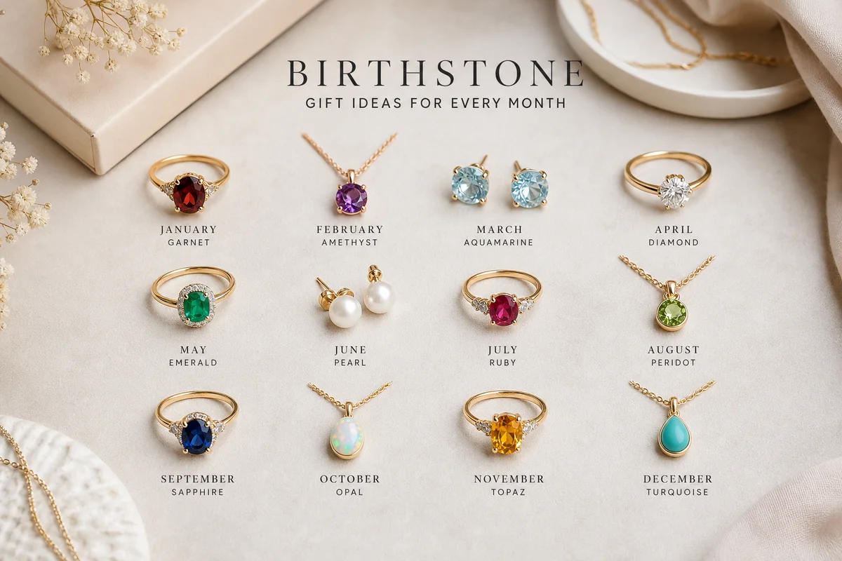 Birthstone Jewelry Gift Ideas for Every Month