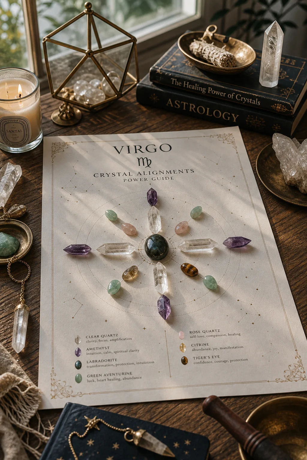 Zodiac Power Guide: Crystal Alignments for Bir