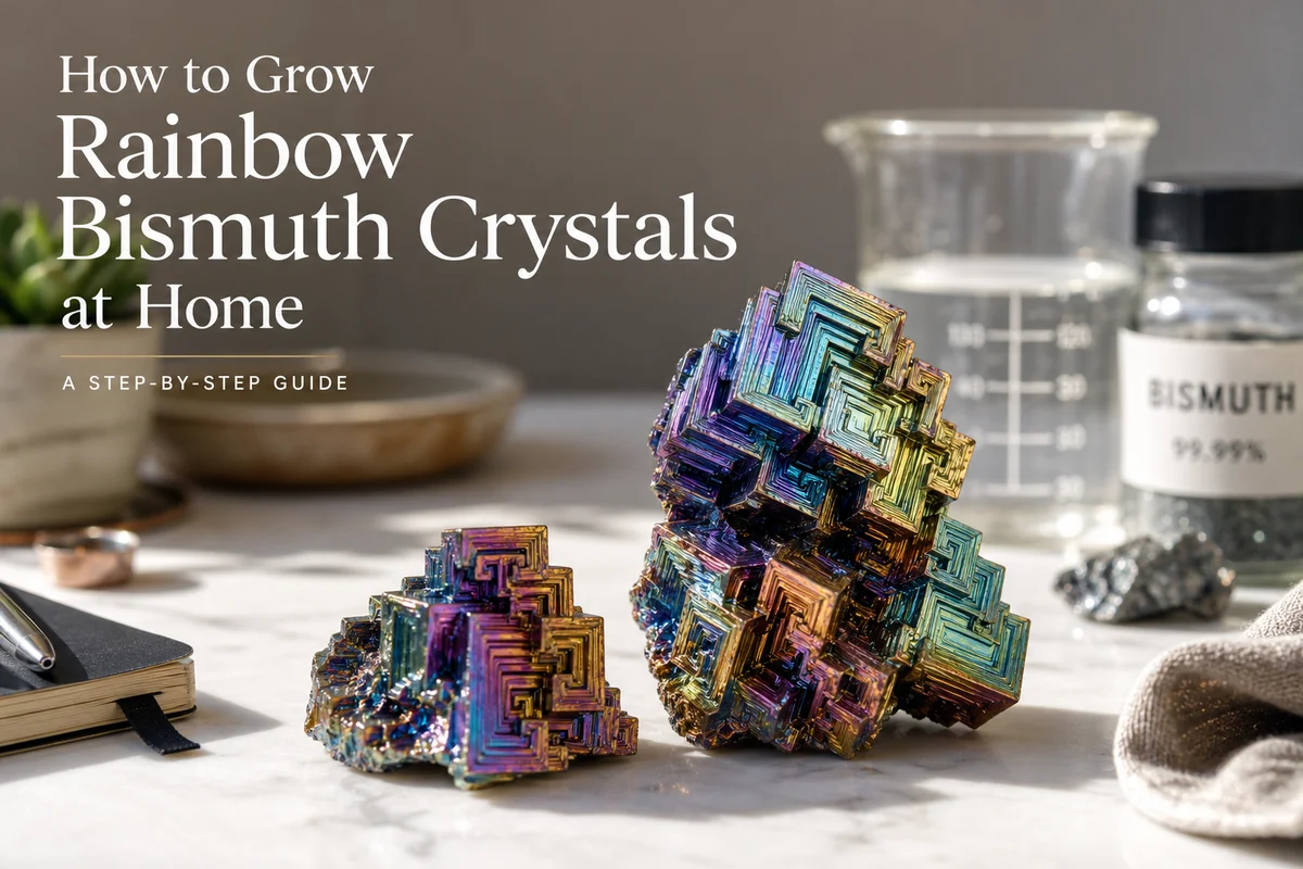 How to Grow Rainbow Bismuth Crystals at Home