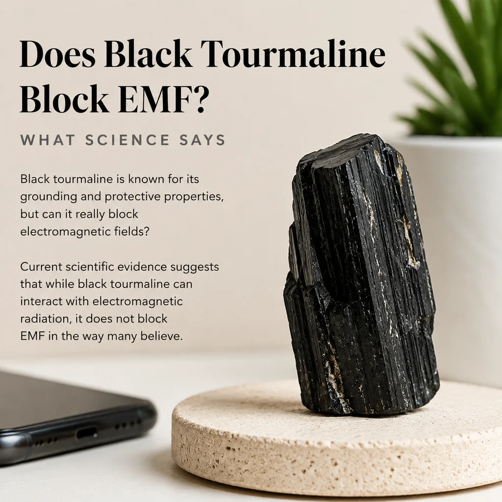 Does Black Tourmaline Block EMF? What Science