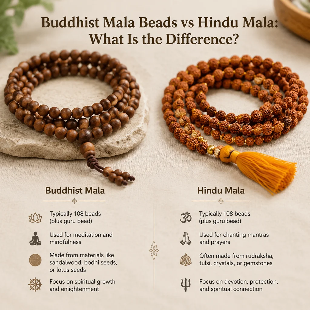 Buddhist vs Hindu Mala: 5 Key Differences