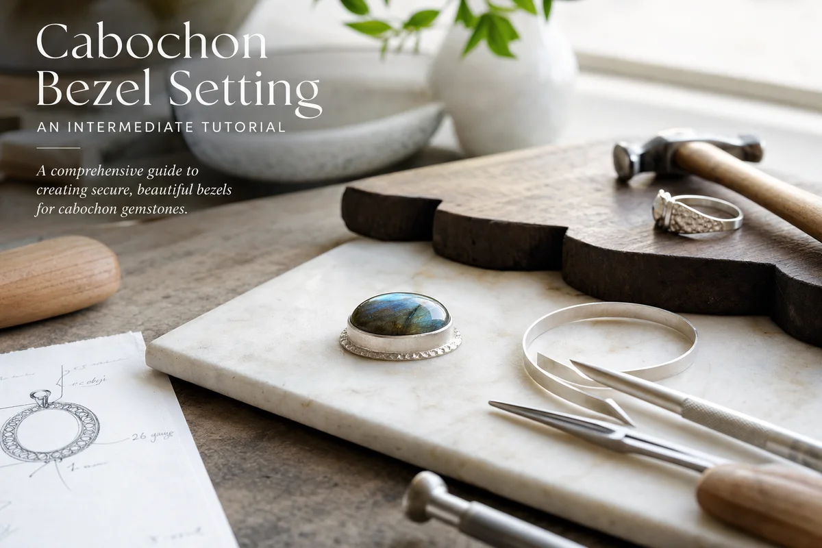 Cabochon Bezel Setting: An Intermediate Tutorial