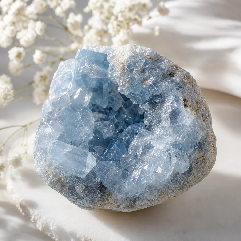 Celestite: Blue Sky Crystal for Peace