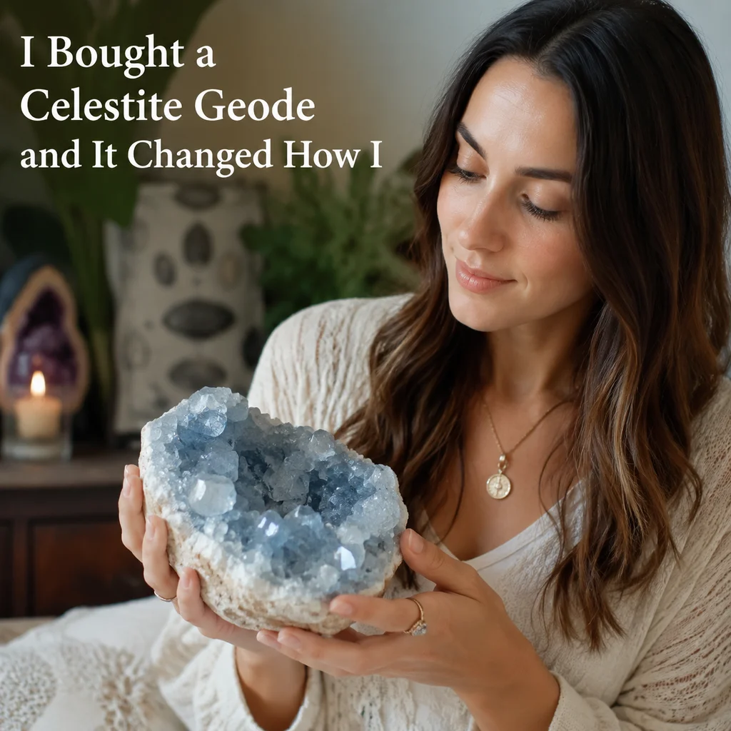 I Bought a Celestite Geode and It Changed How I