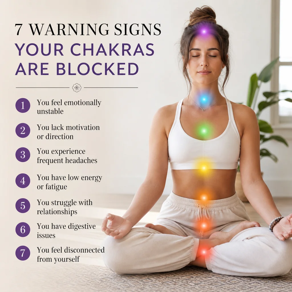 7 Warning Signs Your Chakras Are Blocked