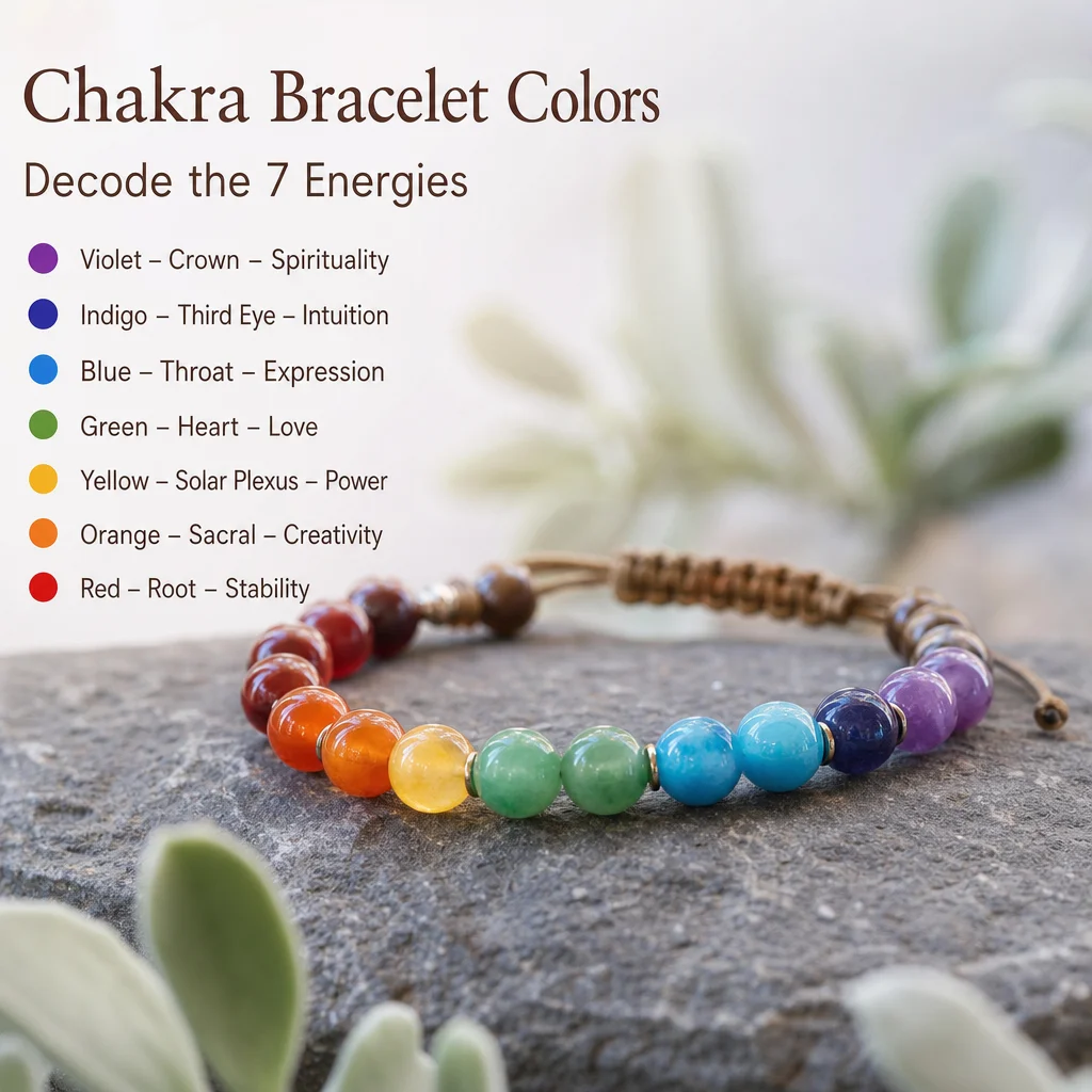 Chakra Bracelet Colors: Decode the 7 Energy