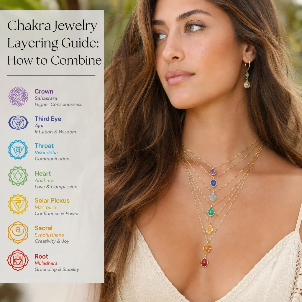Chakra Jewelry Layering Guide: How to Combine