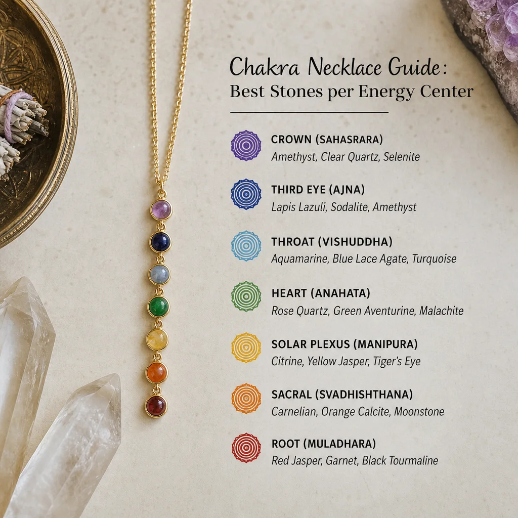 Chakra Necklace Guide: Best Stones per Energy...