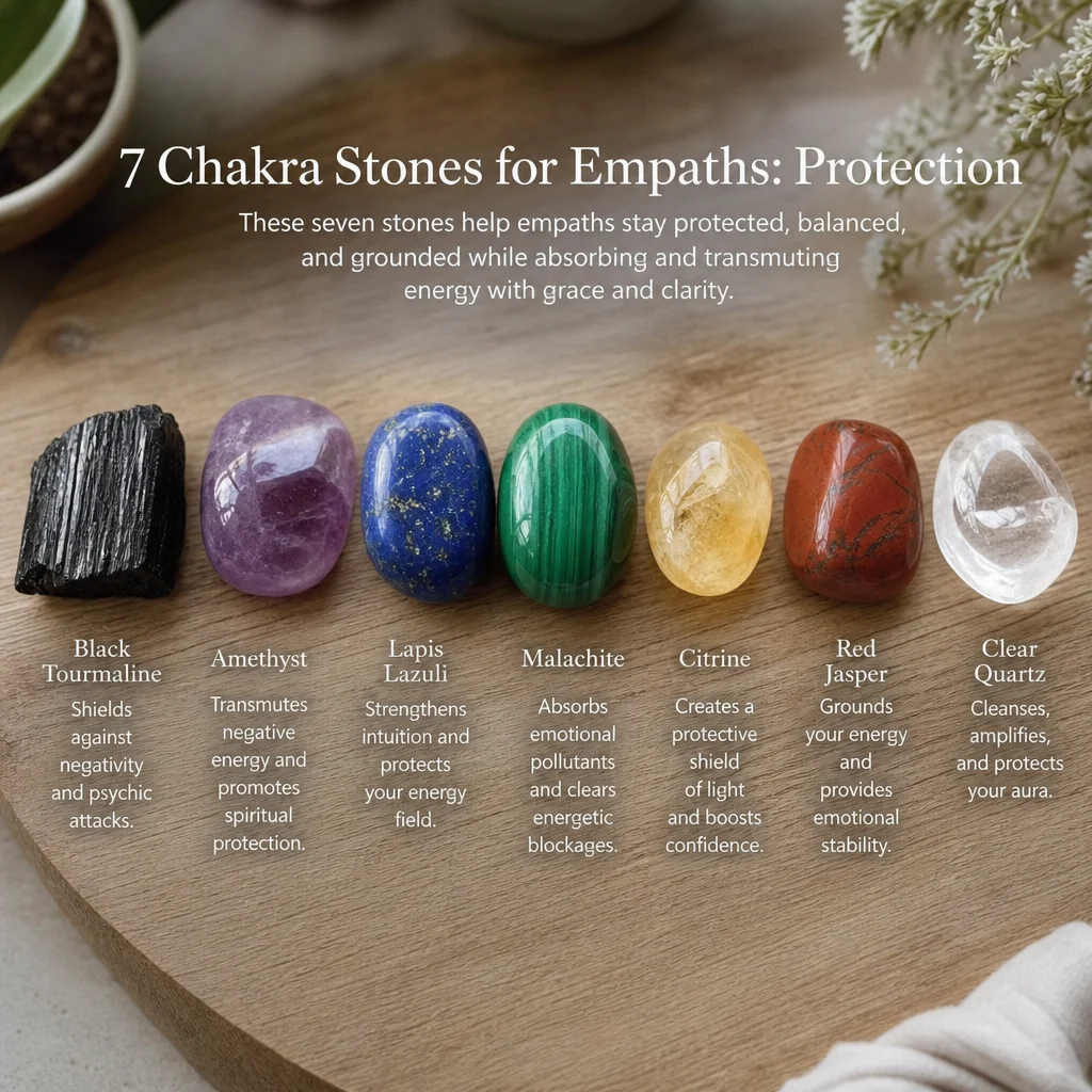 7 Chakra Stones for Empaths: Protection