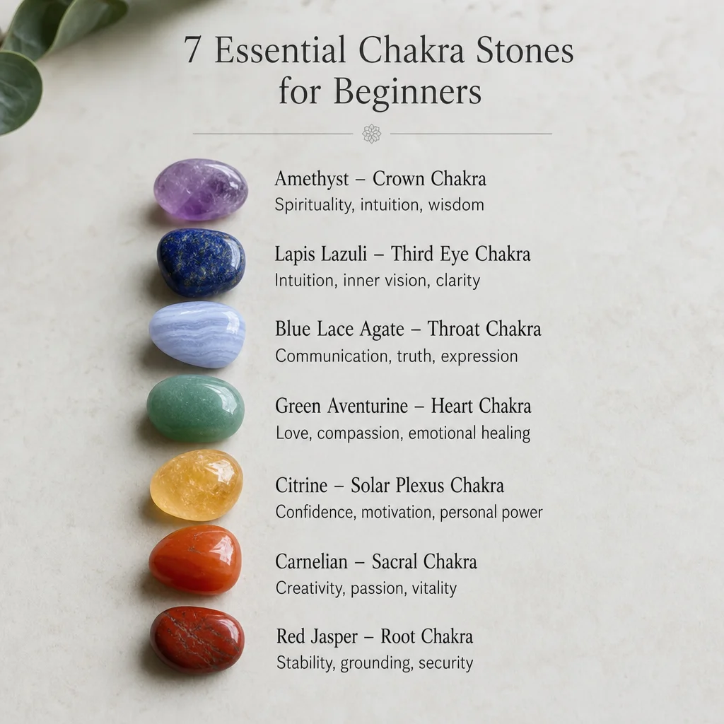 7 Essential Chakra Stones for Beginners