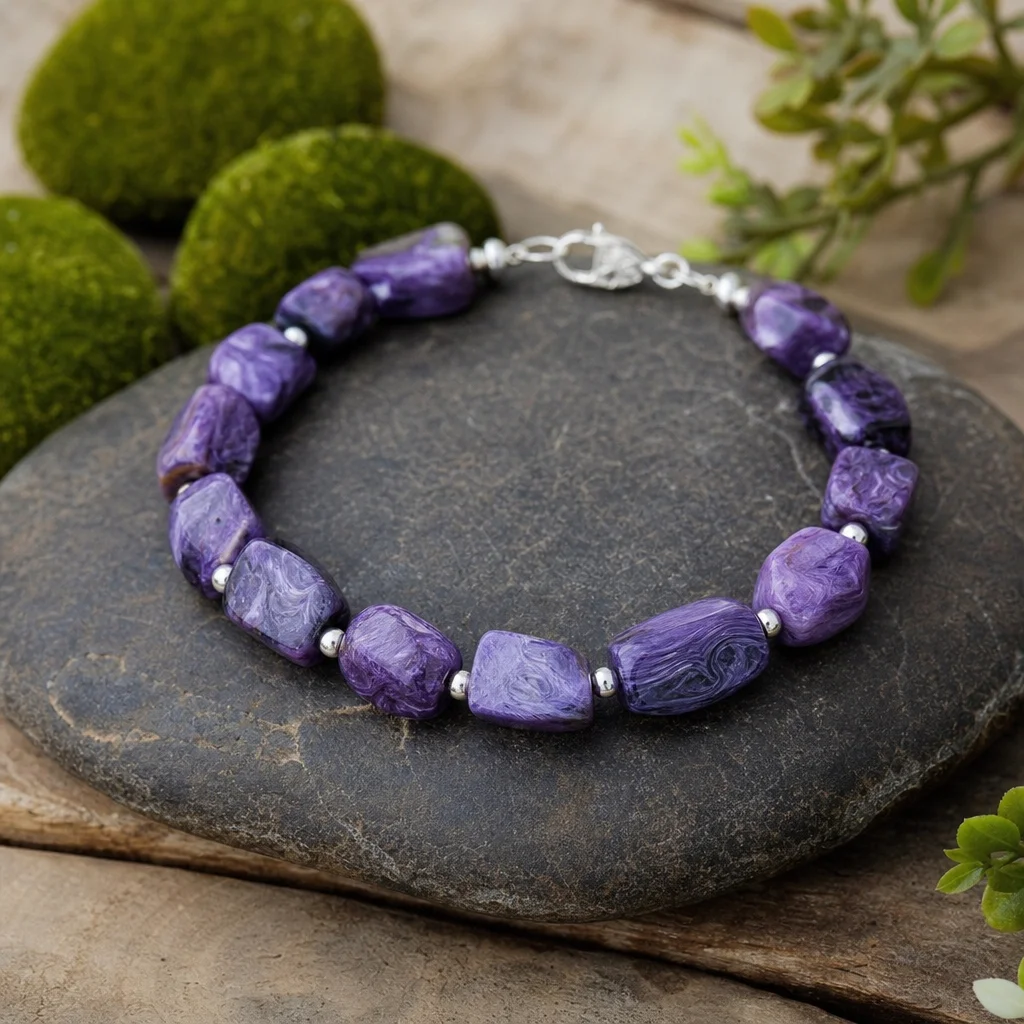Discover the Unique Charoite Bracelet from
