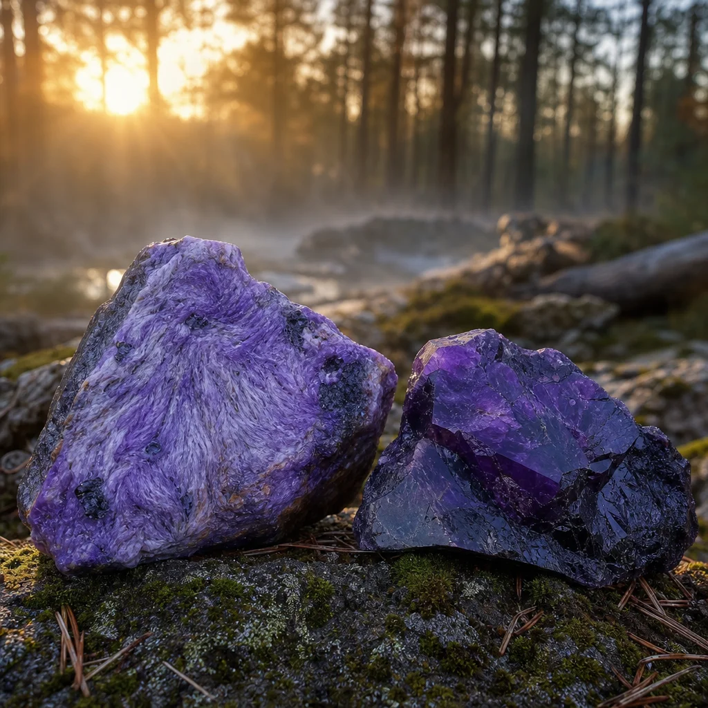 Charoite vs Sugilite: 6 Key Differences