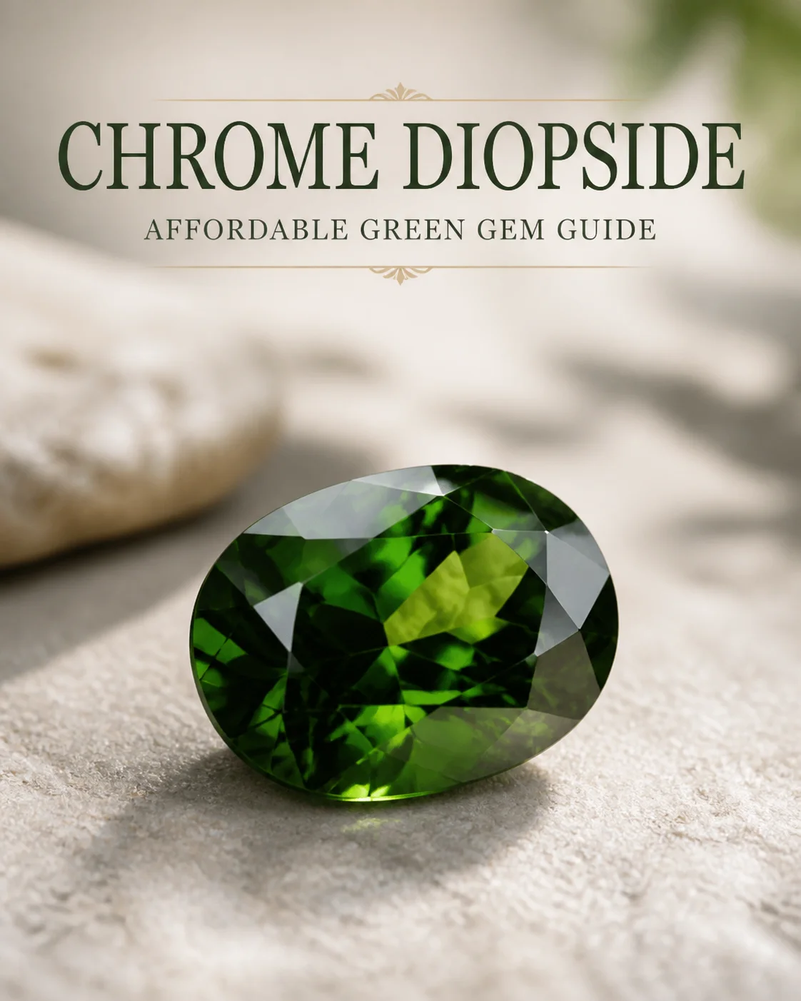 Chrome Diopside: Affordable Green Gem Guide