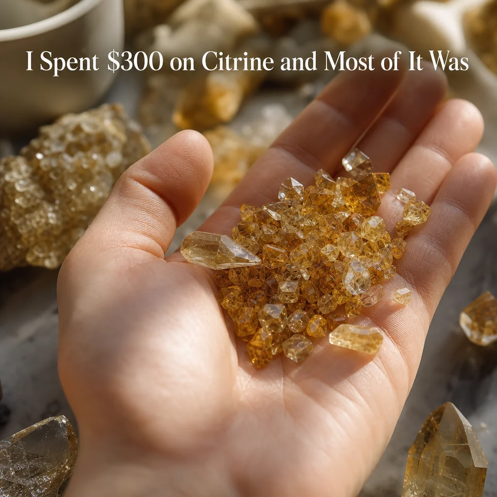 I Spent $300 on Citrine and Most of It Was