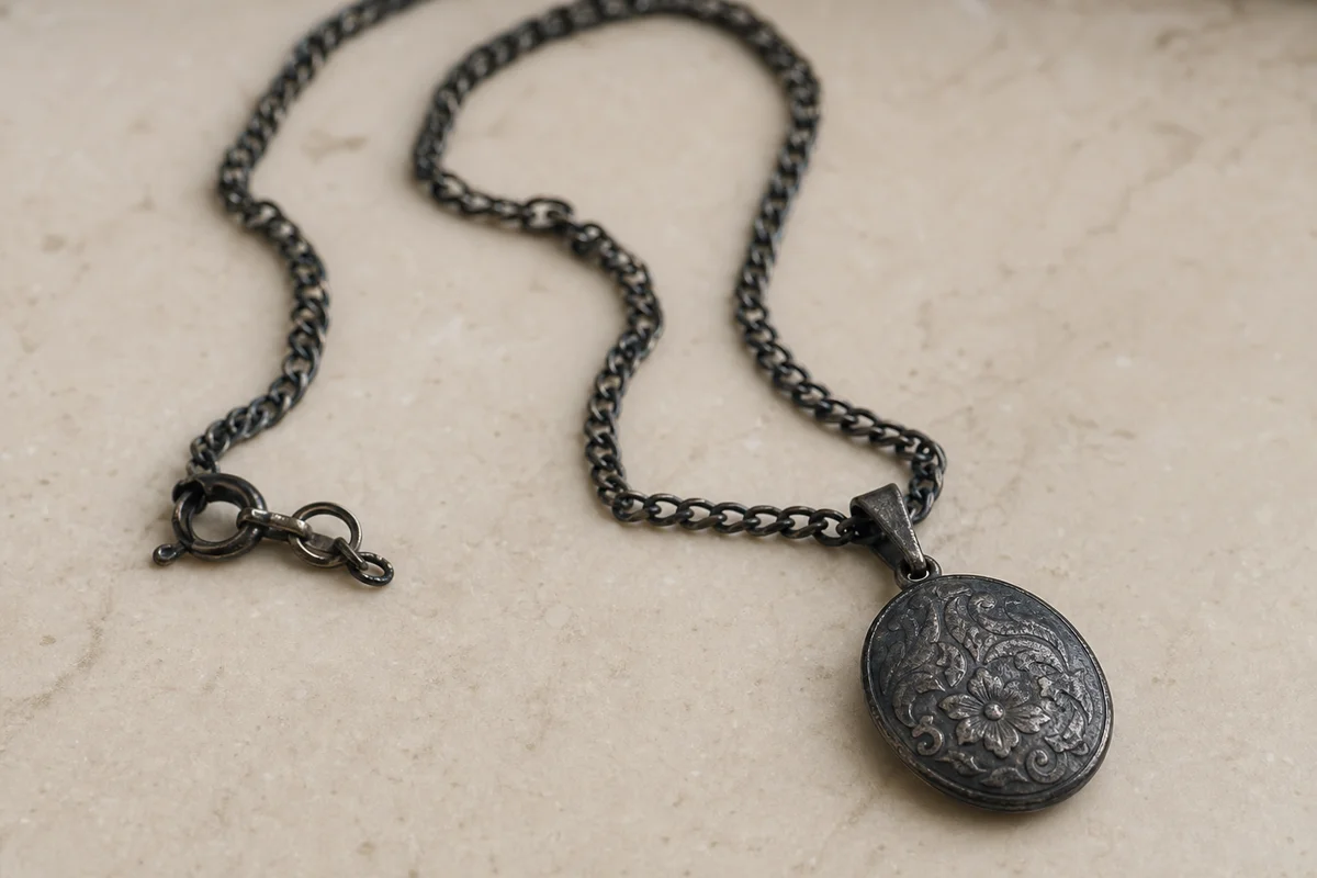 My Favorite Silver Necklace Turned Black