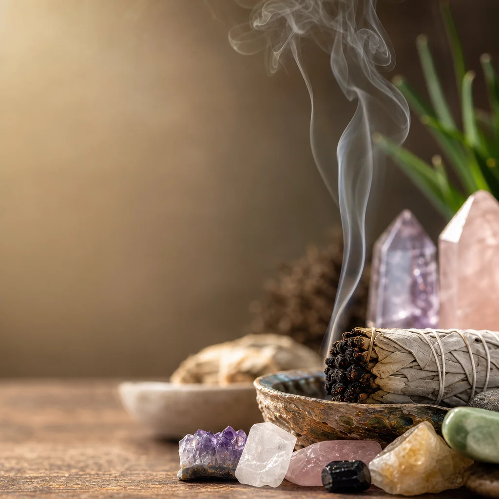 How to Cleanse Crystals with Sage: Complete S...