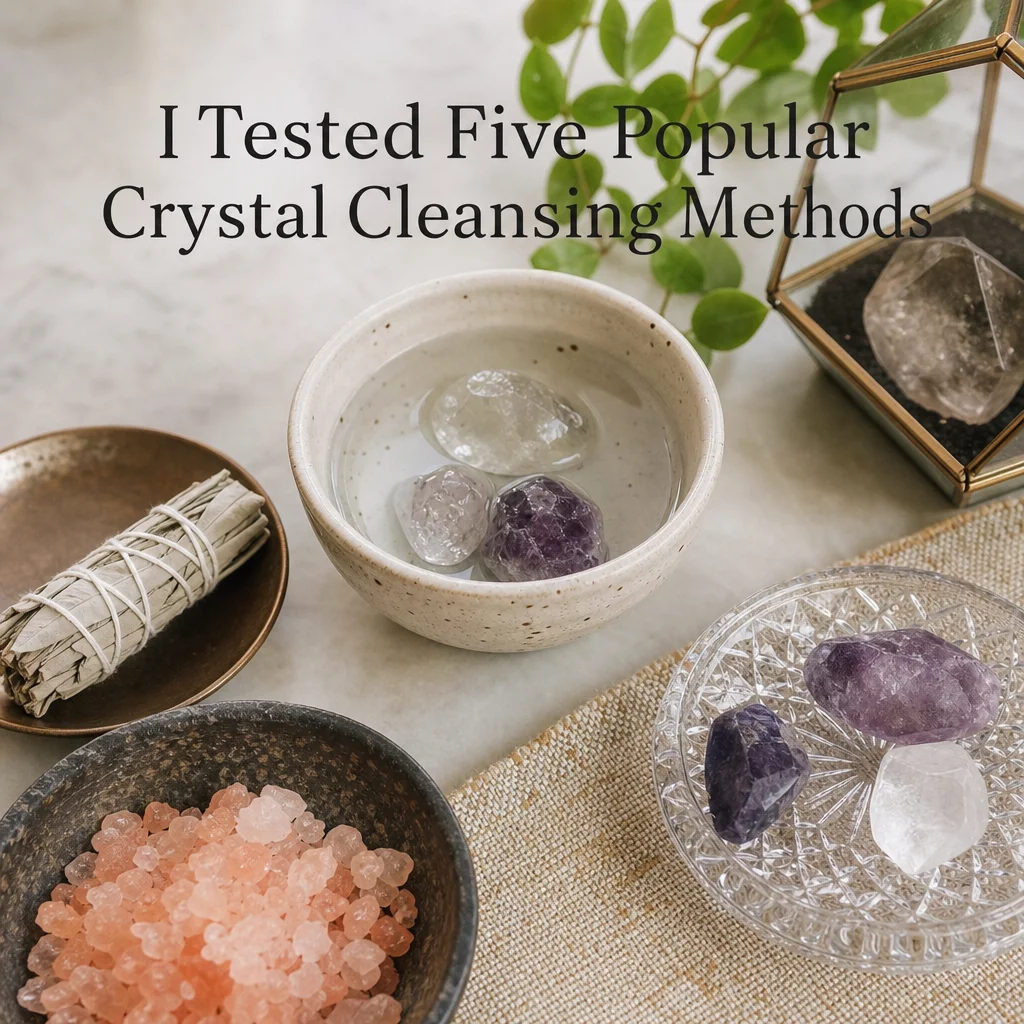 I Tested Five Popular Crystal Cleansing Methods