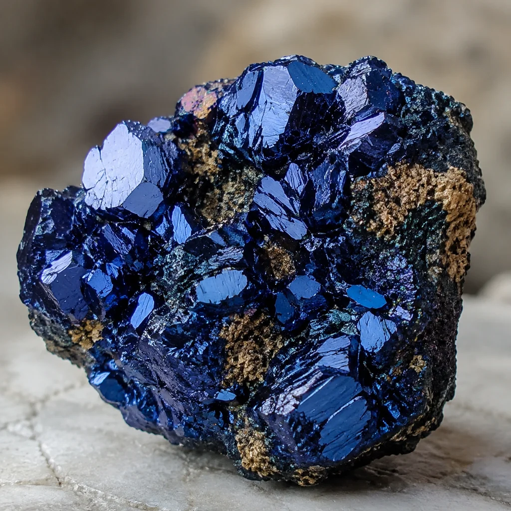 Covellite: The Indigo Blue Copper Crystal Guide
