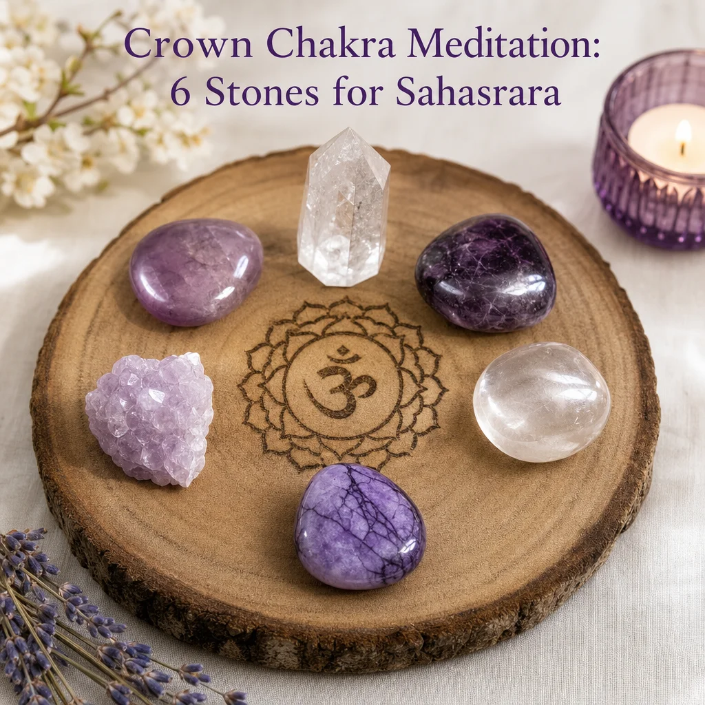 Crown Chakra Meditation: 6 Stones for Sahasrara