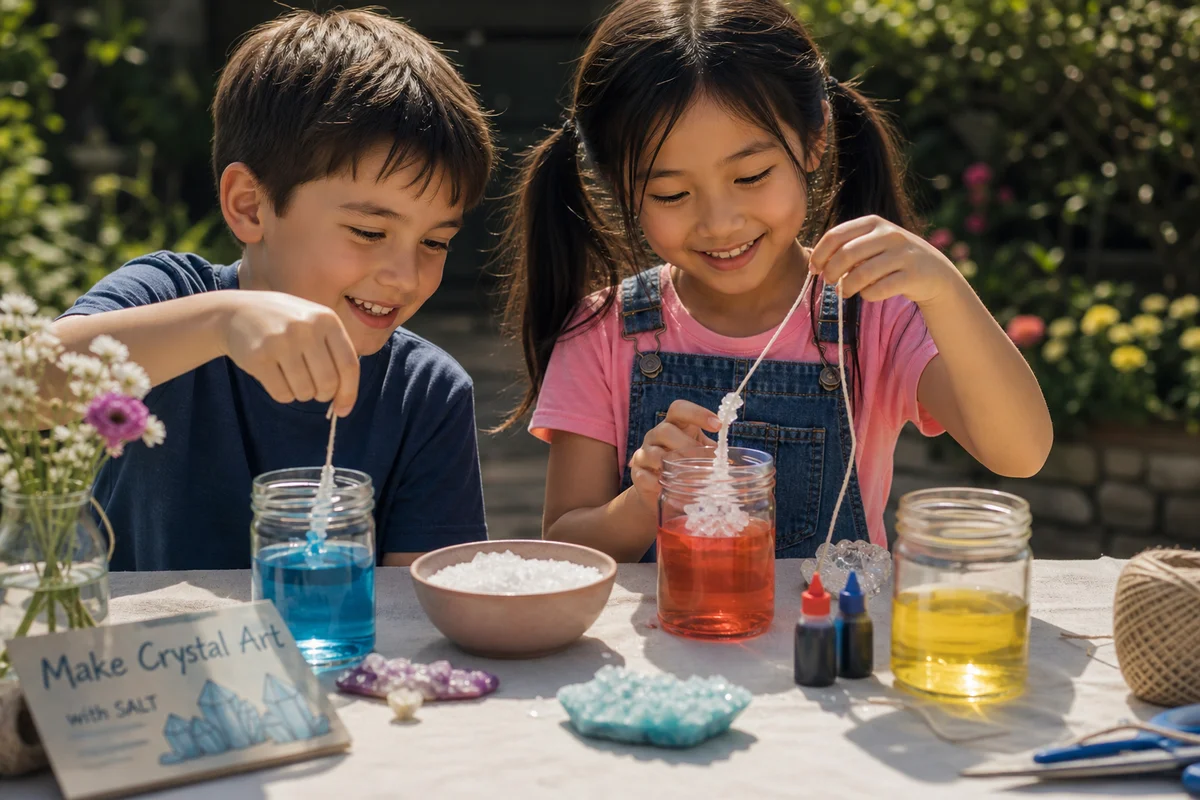 Crystal Activities Kids Can Do Without Buying