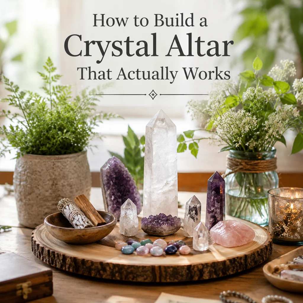 How to Build a Crystal Altar That Actually