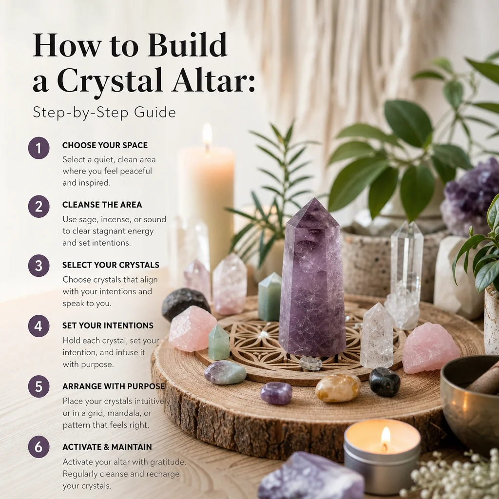 How to Build a Crystal Altar: Step-by-Step Guide