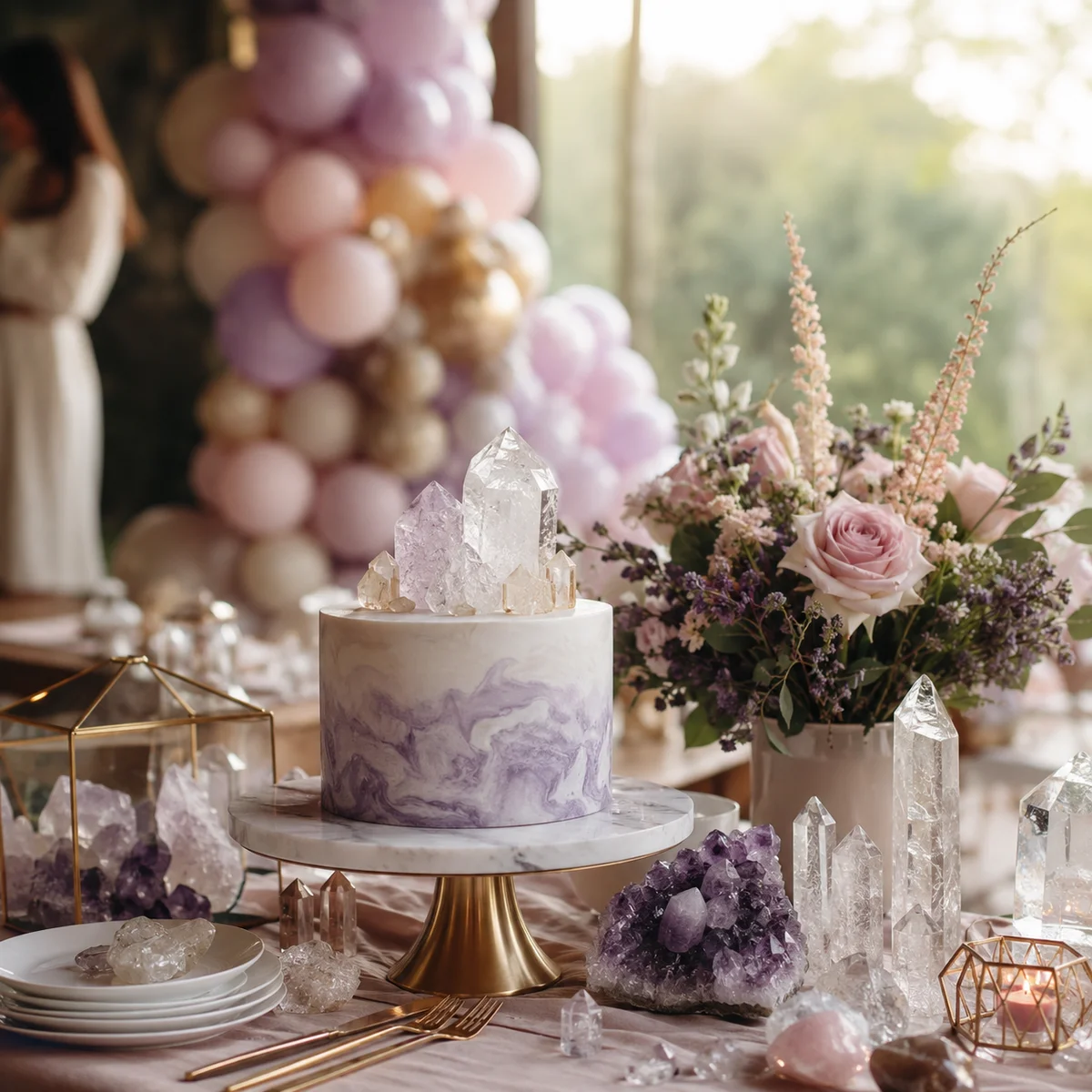 Crystal Birthday Party Setup Under $100
