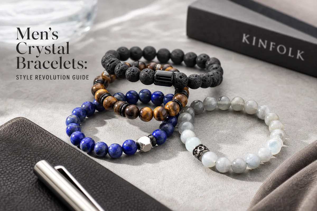 Men's Crystal Bracelets: Style Revolution Guide