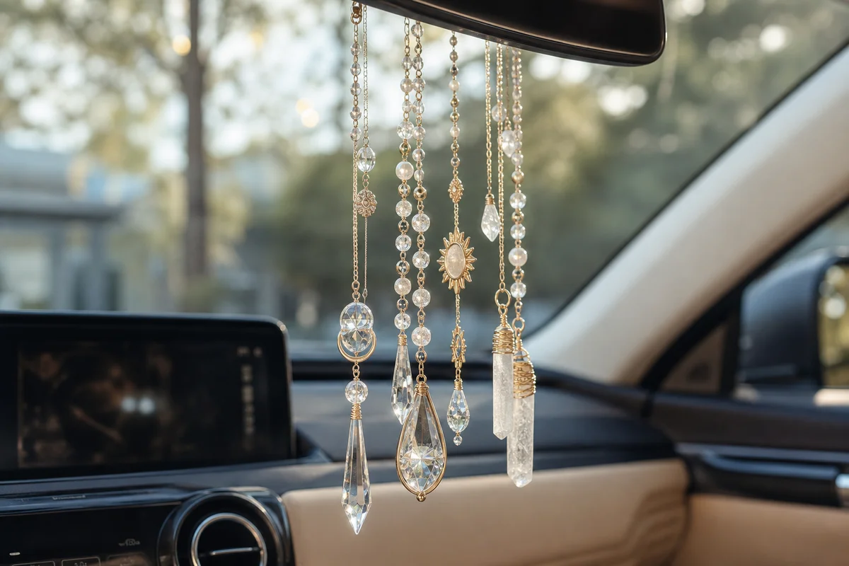 DIY Crystal Car Charm: 5 Easy Hanging Ideas