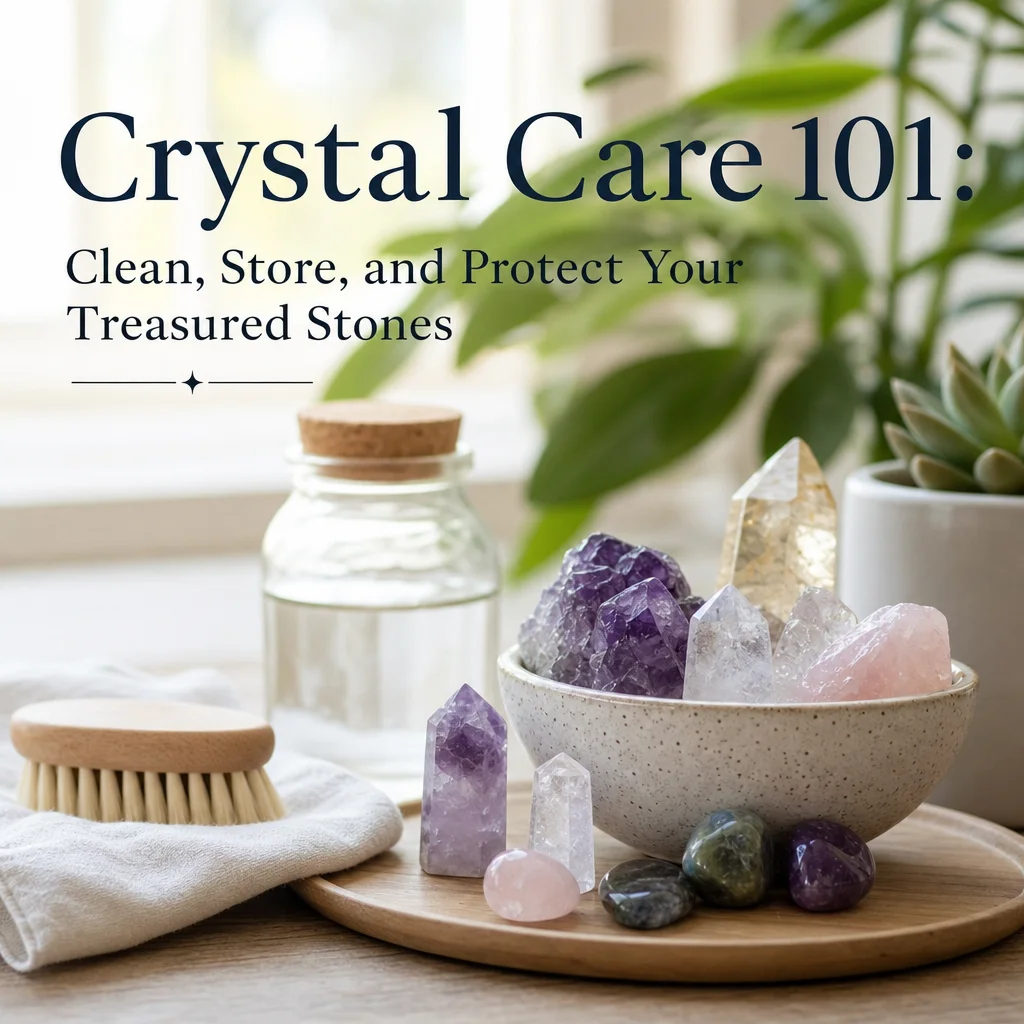 Crystal Care 101: Clean, Store, and Protect Your
