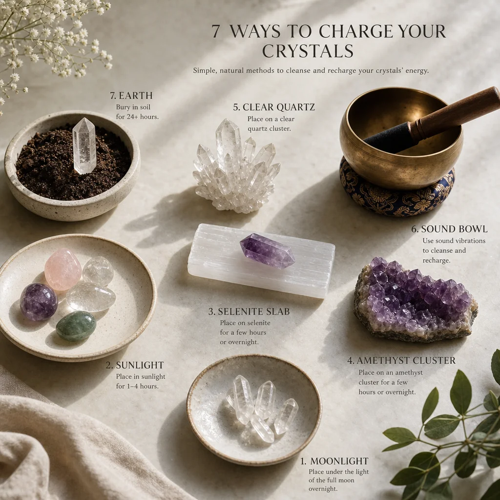 7 Crystal Charging Methods, Tested and Compared