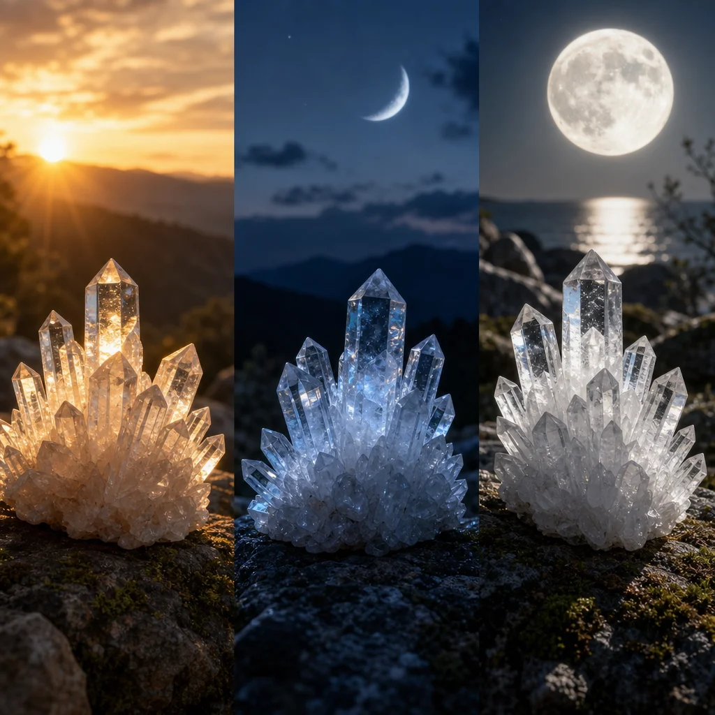 Crystal Charging: Sun vs Moon vs Full Moon